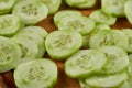 Fresh cucumber sliced Royalty Free Stock Photo