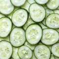 fresh cucumber slices, food background Royalty Free Stock Photo