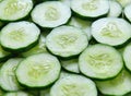 fresh cucumber slices background Royalty Free Stock Photo