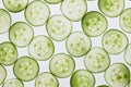 Fresh cucumber slices Royalty Free Stock Photo