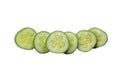 Fresh Cucumber Slices