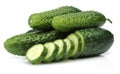 Fresh cucumbers Royalty Free Stock Photo