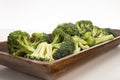 Fresh cut broccoli Royalty Free Stock Photo