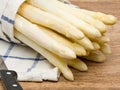 Fresh cut white asparagus Royalty Free Stock Photo