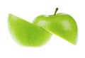 A fresh cutted apple Royalty Free Stock Photo