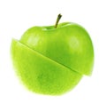 A fresh cutted apple Royalty Free Stock Photo