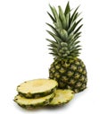 Fresh cutted pineapple