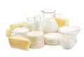 Fresh dairy products Royalty Free Stock Photo