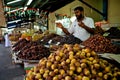 Fresh dates at a vegetable market