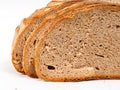 Fresh decorated rustic spelt bread Royalty Free Stock Photo