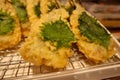 Fresh deep fried japanese fish