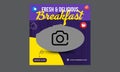 Fresh & Delicious Breakfast Social Media Post