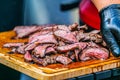 Fresh, delicious grilled meat. Grilling steak on BBQ Royalty Free Stock Photo