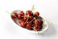 Fresh Dewy Cherry Royalty Free Stock Photo