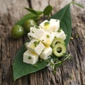 Fresh diced feta