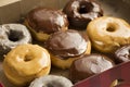 Fresh Donuts in a box. Donuts