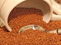 Fresh dried coffee granules