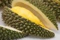 Fresh durian fruit, king of fruits, Thailand Royalty Free Stock Photo