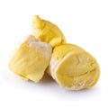 Fresh Durian Fruit isolated over white background