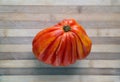 Fresh ecologic beefsteak tomato. Royalty Free Stock Photo