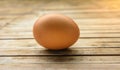 Egg for breakfast on old wooden table Royalty Free Stock Photo