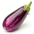 Fresh eggplant isolated on white background Royalty Free Stock Photo