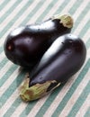 Fresh eggplants