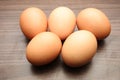 Fresh eggs still life closeup Royalty Free Stock Photo
