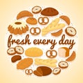 Fresh Every Day bakery label