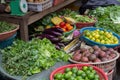 Fresh exotic fruit and vegetables