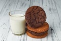 Fresh farm milk and tasty cookies from the oven