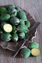 Fresh feijoa (pineapple guava)