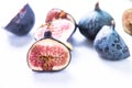 Fresh fig cut in half Royalty Free Stock Photo