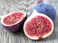 A fresh Fig Royalty Free Stock Photo