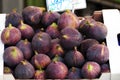 Fresh figs in a box at a market
