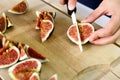 Fresh figs chops