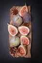 Fresh figs with spices