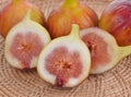 Fresh figs, sweet figs isolated on a background