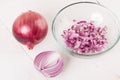 Fresh finely diced red onion