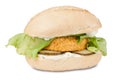 Fresh fish cake sandwich