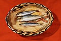 Fresh fish of European pilchard -sardines