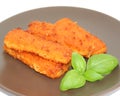 Fresh fish sticks Royalty Free Stock Photo