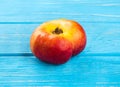 Fresh flat peach Royalty Free Stock Photo