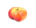 Fresh flat peach Royalty Free Stock Photo