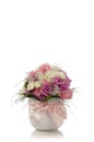 Fresh flower bouquet in vase Royalty Free Stock Photo