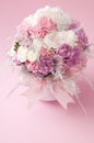 Fresh flower bouquet in vase Royalty Free Stock Photo