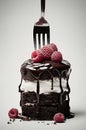 Food delicious pastry sweet dessert cake tasty birthday background berry chocolate Royalty Free Stock Photo