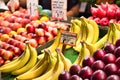 Fresh Food Offering at Seattle Pike Place Market, Washington Royalty Free Stock Photo