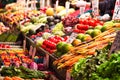 Fresh Food Offering at Seattle Pike Place Market, Washington Royalty Free Stock Photo