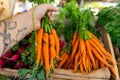 Fresh food at outdoor farmers market